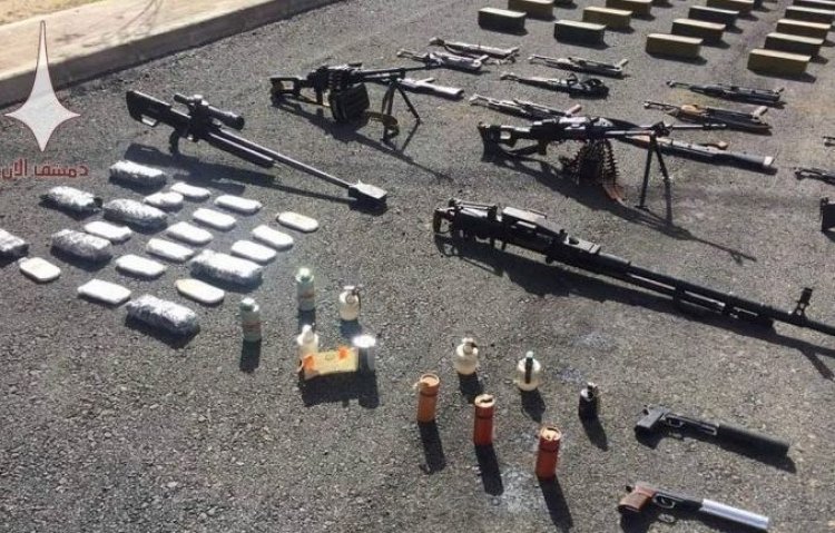 Weapons and Ammunition Seized by Syrian Army (1)