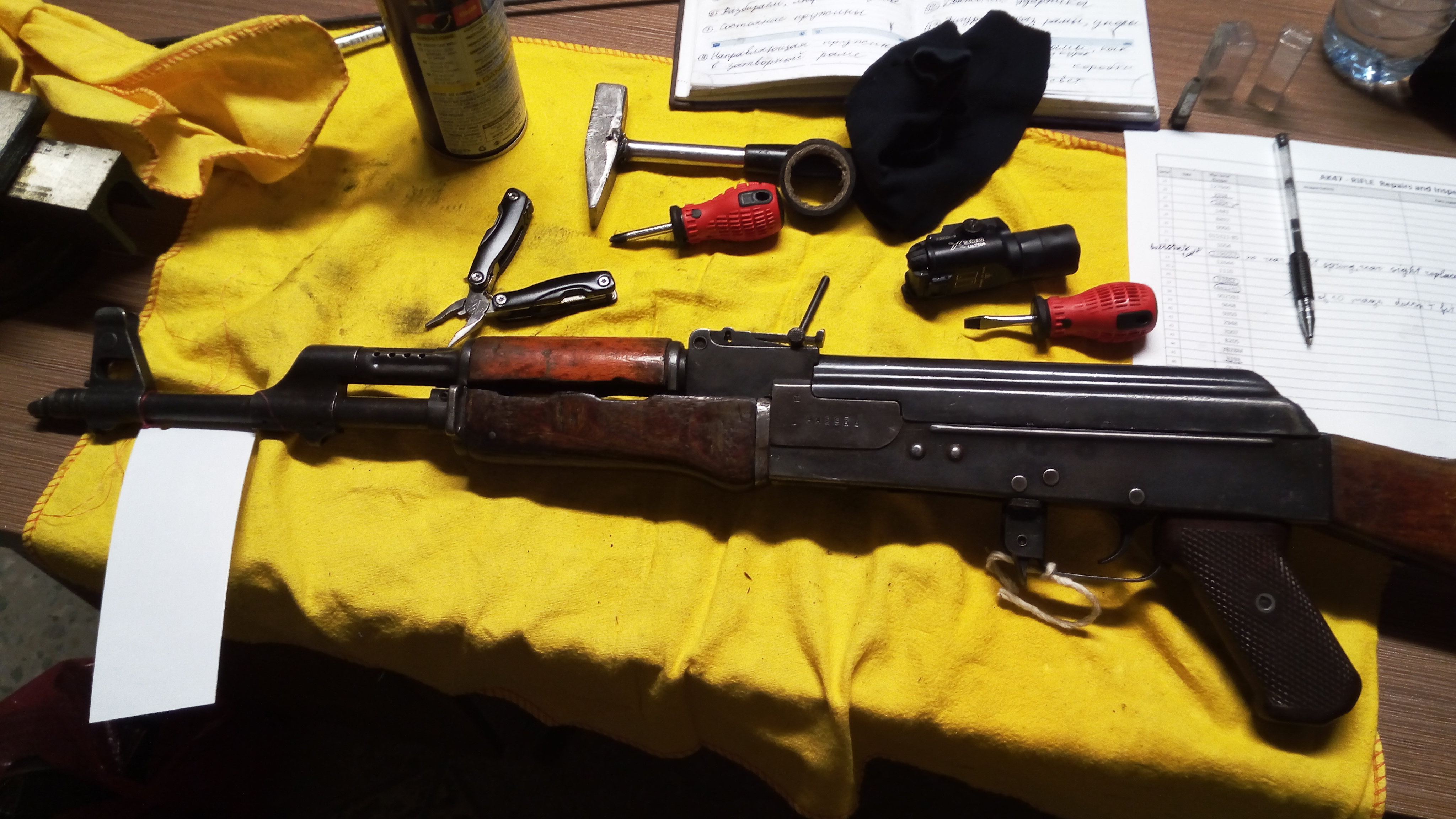 For example, one time I had an&nbsp;AK47&nbsp;“Type One,” made in 1950. Even in Russia, this weapon would be tough to come by.