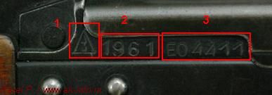 This is what a normal Soviet AKM serial number looks like.