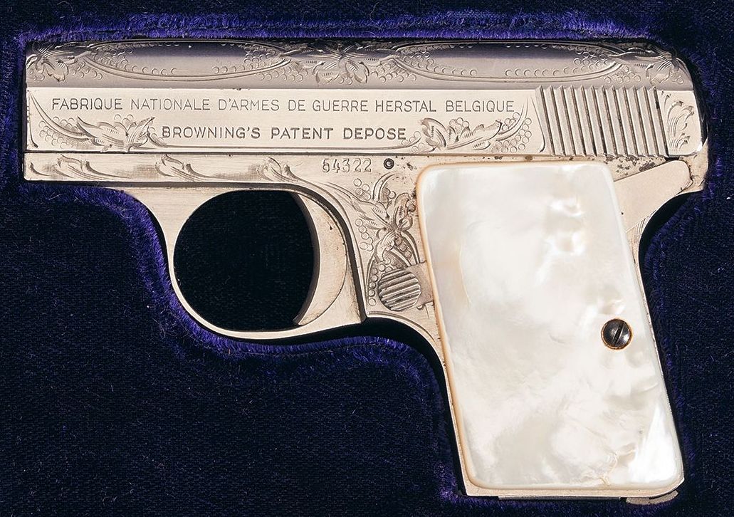 FN 1906 Pistol Attributed to Iranian Prince Abdul Reza (3)