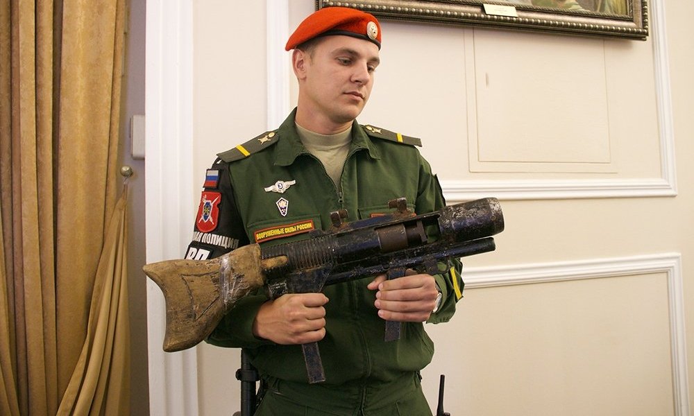 Syrian War Trophies Exhibited in Russia Yekaterinburg (1)