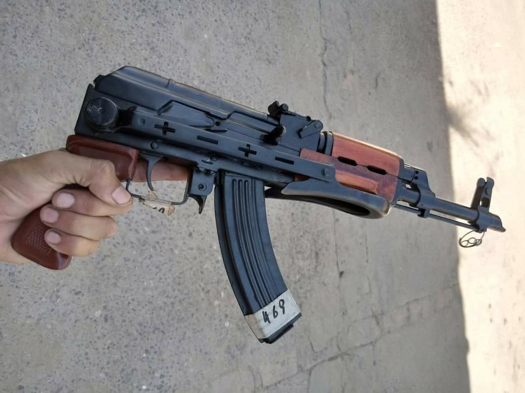 Darra: An AK sub-gun design based off an AKMS (source social media) Darra: An AK sub-gun design based off an AKMS (source social media)